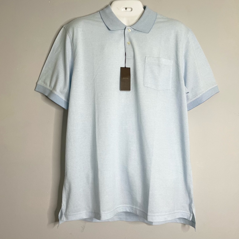 TASSO ELBA Men’s Short Sleeve Polo Shirt